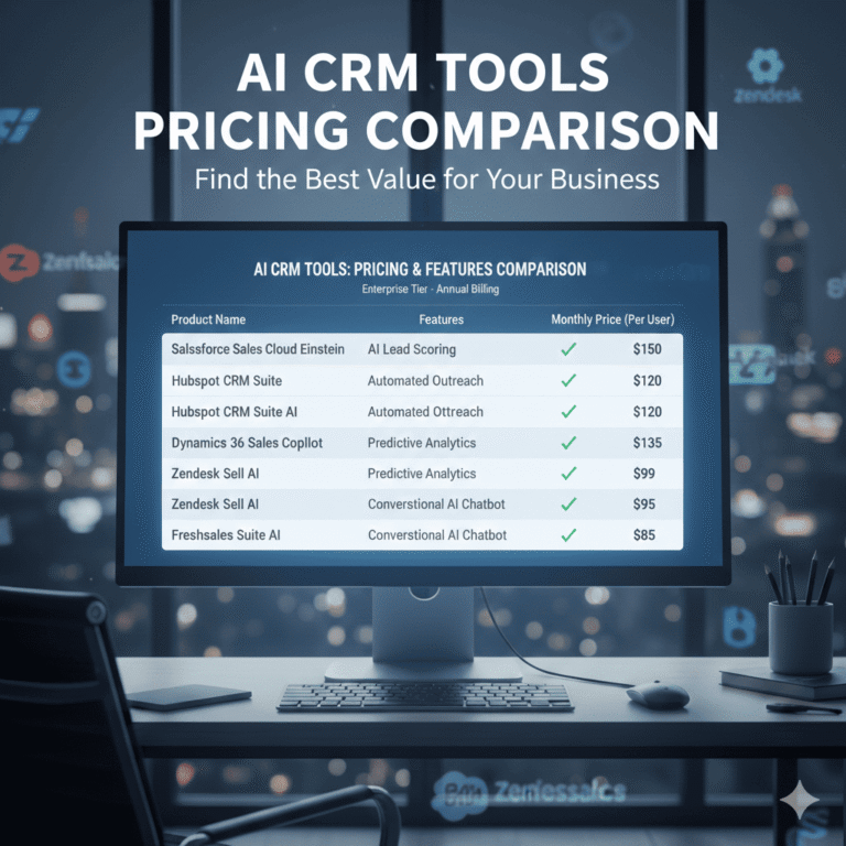 AI CRM Tools Pricing Comparison